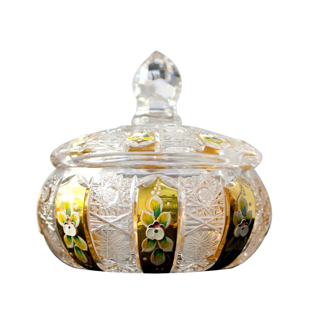 Âu pha lê mạ vàng cao cấp 16.5cm