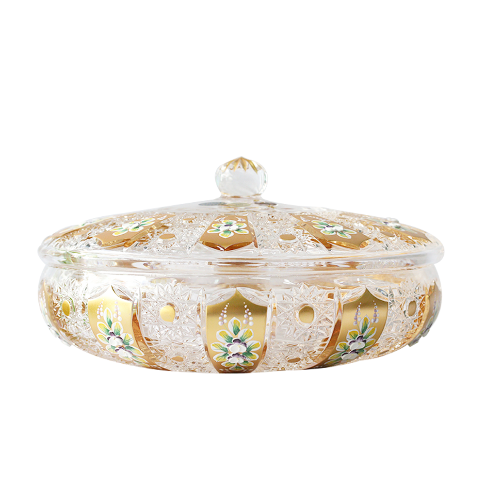 Âu pha lê mạ vàng cao cấp 27cm