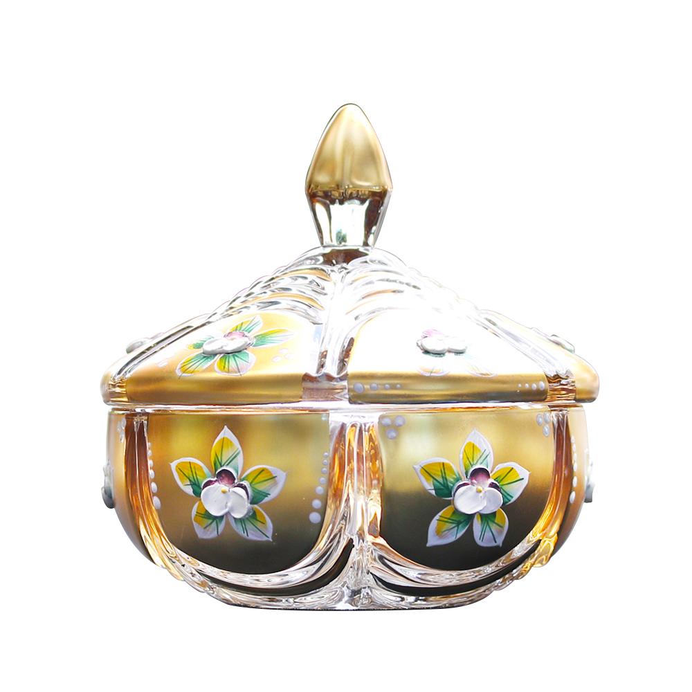Âu pha lê mạ vàng cao cấp 15cm